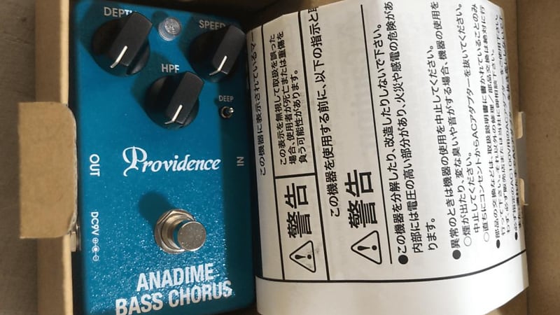 未使用★Providence ANADIME BASS CHORUS ABC-1 Providence ABC-1 Anadime Bass Chorus Review - Premier Guitar