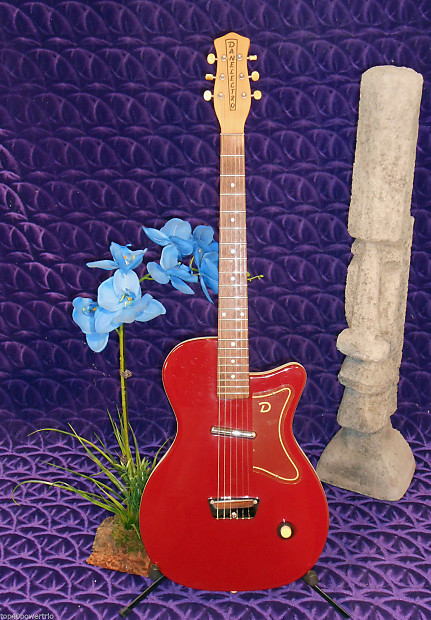 Danelectro U1 Single Cut Away '56 Reissue Coral Red | Reverb