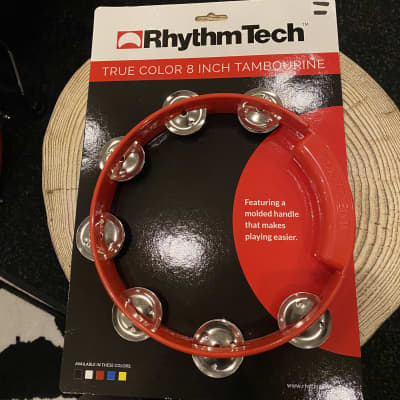 RhythmTech TC4038 True Color 8" Tambourine w/ Nickel Jingles image 2