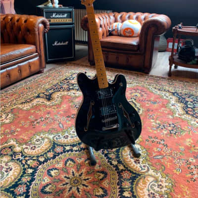 Fender Modern Player Starcaster Guitar 2014 - 2017 - Black for sale