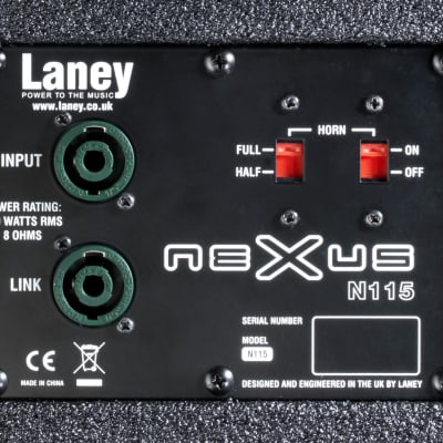 Laney Nexus N115 400W 1x15 Bass Guitar Speaker Cabinet image 5