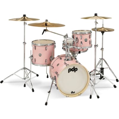 Pacific Drums & Percussion New Yorker Series 4-Piece Kit - Pale Rose Sparkle image 1
