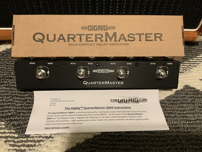 GigRig Quartermaster 4 Loop Pedal Switcher Reverb