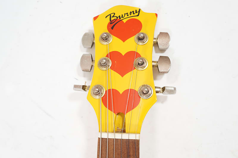 [SALE Ends May 31] Burny YH-JR X JAPAN hide Signature Model Buiut-in  Speaker, OverDrive Mini Guitar Fernandes