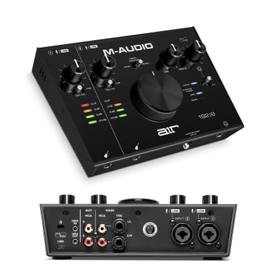 M-Audio AIR 192x8 USB C MIDI Audio Interface for Recording Music, Vocal, Guitar with Studio Quality, 2 XLR in, RCA outs and Music Production Software for sale