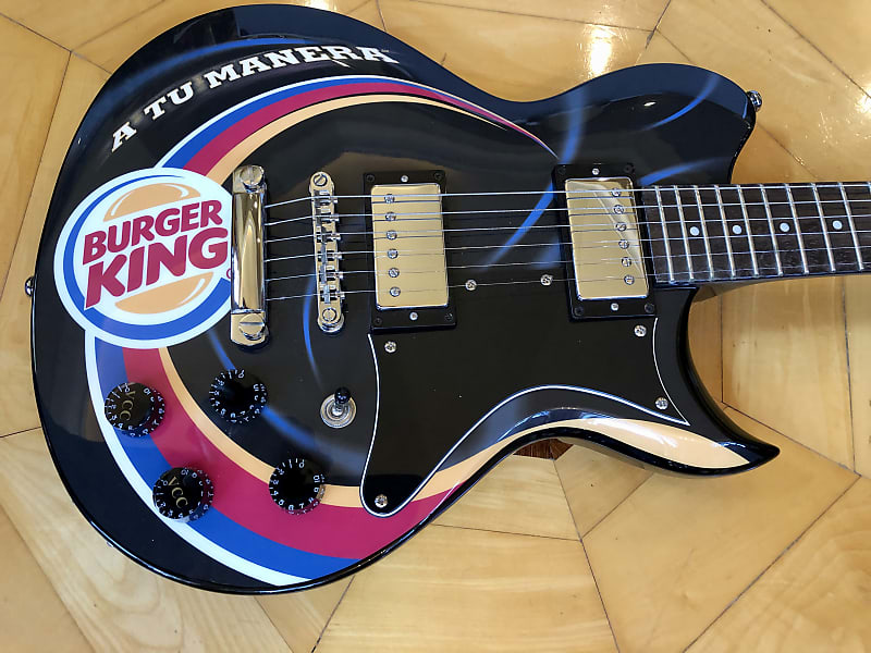 RARE CUSTOM MADE #1 of 12 Made Washburn WI-64 Burger King