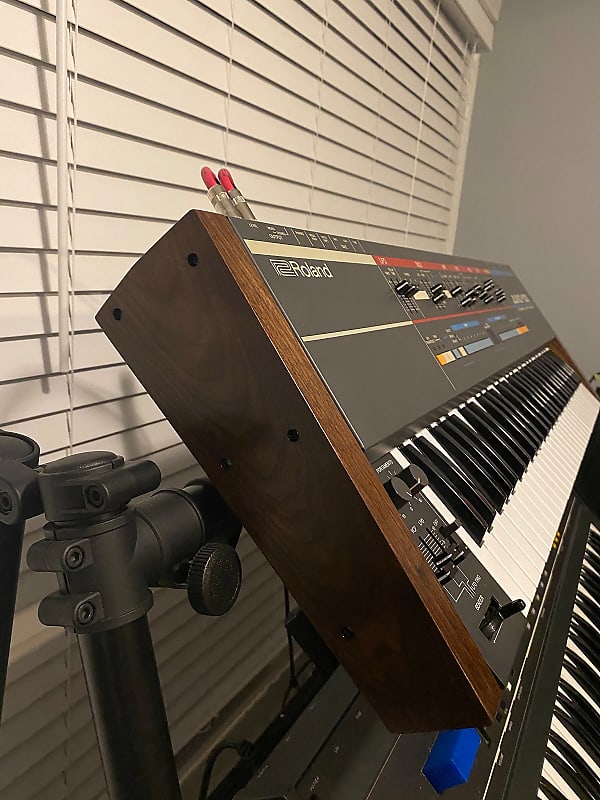 Roland Juno-106 Synthesizer Walnut Replacement Sides image 1