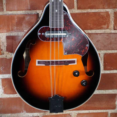 Ibanez M510E A-Style Mandolin w/Electric Pickup Brown Sunburst High Gloss image 5