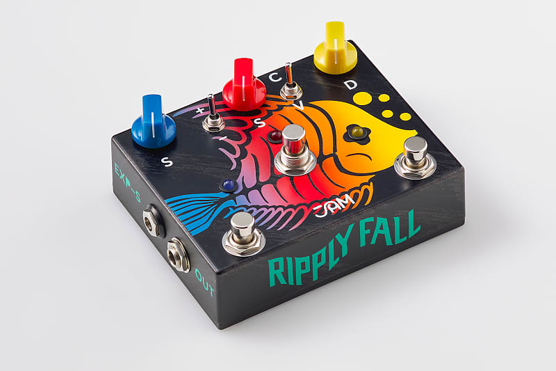 JAM Pedals Ripply Fall Bass Chorus Vibrato Phaser Effects Pedal