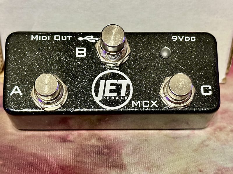 Jet Pedals MCX 2023 Black Sparkle Reverb