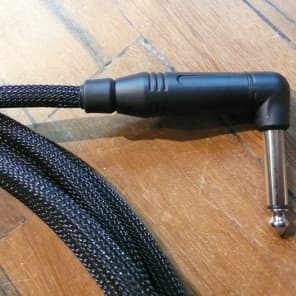 Alchemy Audio Whisper Guitar Instrument Cable Black 11 Foot 1/4" Straight Right image 2