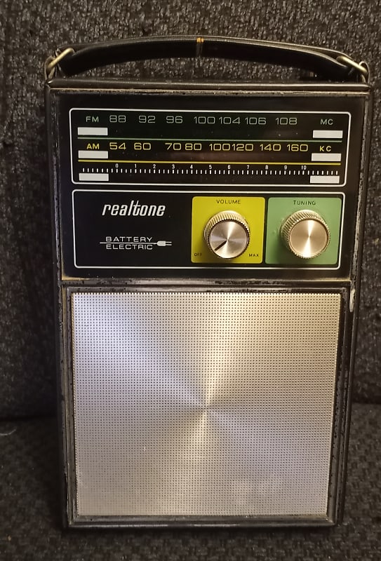 Vintage transistor radio guitar amp Reverb