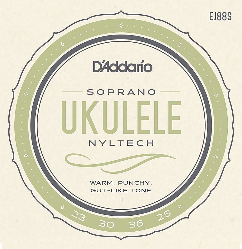 D'Addario EJ88S Nyltech Ukulele Strings Soprano image 1