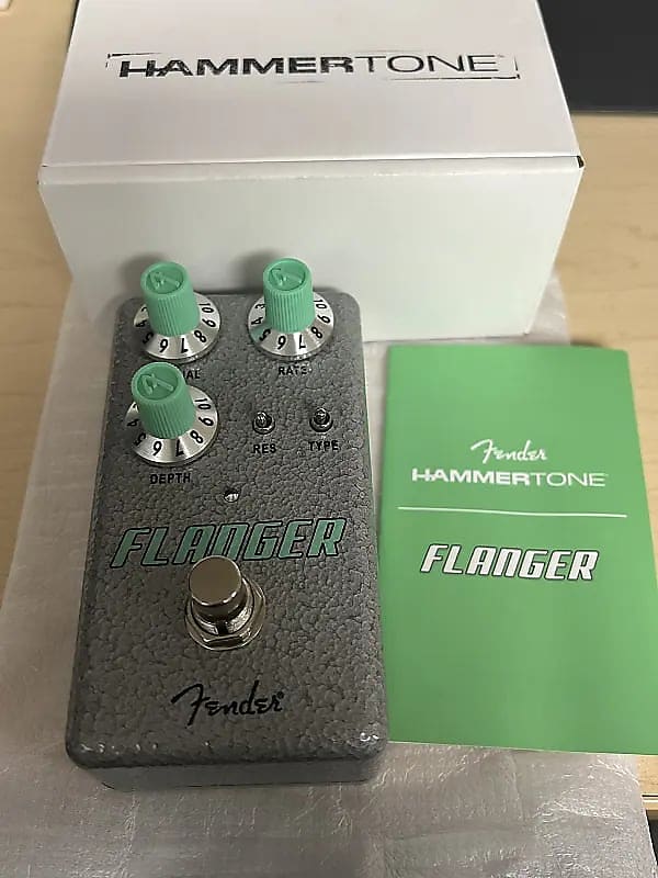 Fender Hammertone Flanger Pedal - Hammered Metal image 1