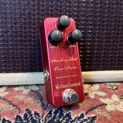 One Control Strawberry Red Overdrive | Reverb