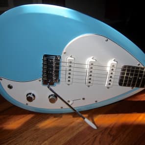 Vox Mark VI- III Reissue! Teardrop Sonic Blue Apache Guitar