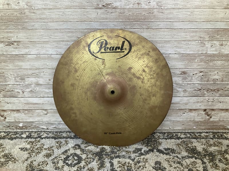 Used Pearl 18 CRASH RIDE Cymbal Reverb