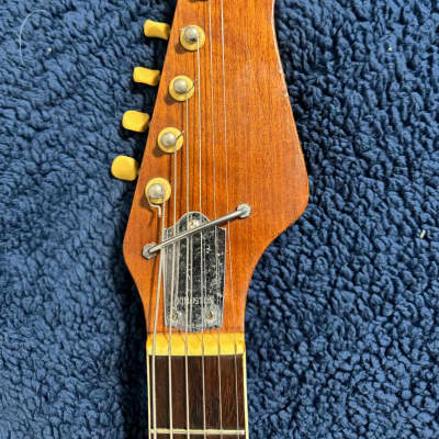 Kingston Kawai SD-30 / S3T "Hound Dog Taylor" Guitar - Bare Wood - 1964 image 6
