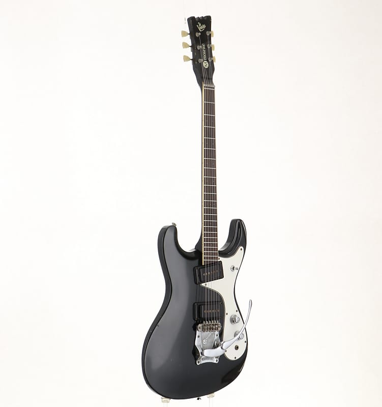 【9729】Mosrite THE VENTURES MODEL black Mosrite The Ventures Model Mark I Black Vintage MIJ Electric