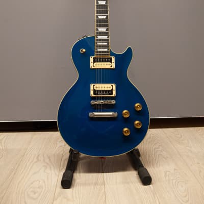 ESP Japanese Edwards Blue Les Paul Standard Gibson style 50's neck Ebony E-LP-85 SD MIJ for sale