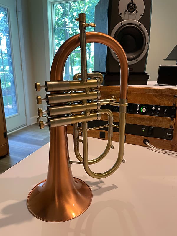 Adams F2 Flugelhorn, AllCopper Bell, Brushed Clear Laquer, Reverb
