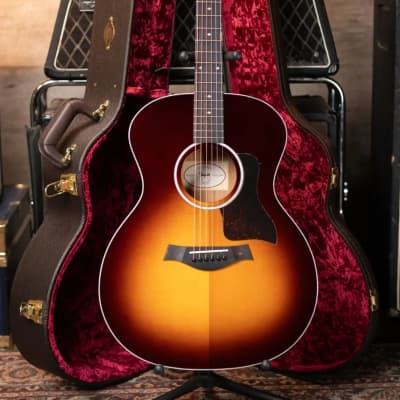 Taylor 214e-SB DLX Grand Auditorium Acoustic/Electric Guitar with Deluxe Hardshell Case - Floor Model Demo image 13