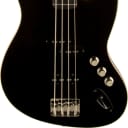 Fender Aerodyne Jazz Bass Guitar, Stained Rosewood Fretboard, Black