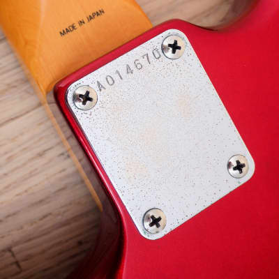 1985 Fender Jazzmaster '62 Vintage Reissue Candy Apple Red