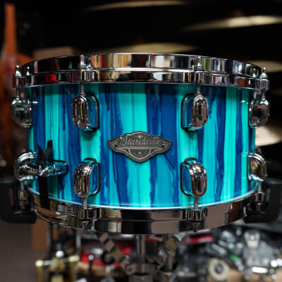 Tama MBSS65-SKA Starclassic Performer Series - Sky Blue Aurora Lacquer - 6.5 x 14" Maple/Birch Snare Drum (2023) image 1
