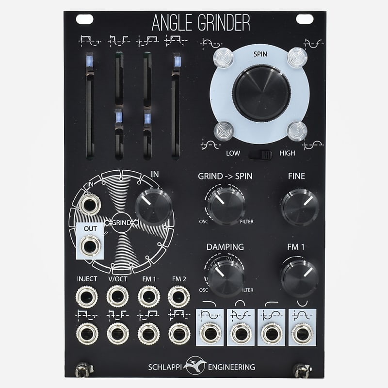 Schlappi Engineering ANGLE GRINDER Eurorack Waveshaper and Reverb