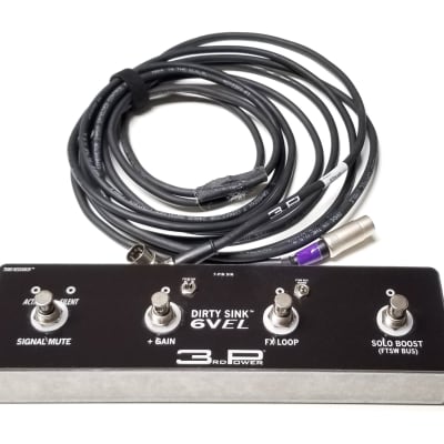 used 3rd Power Dirty Sink 6VEL Tube Amp Head, Excellent Condition with Footswitch & Cover! image 3