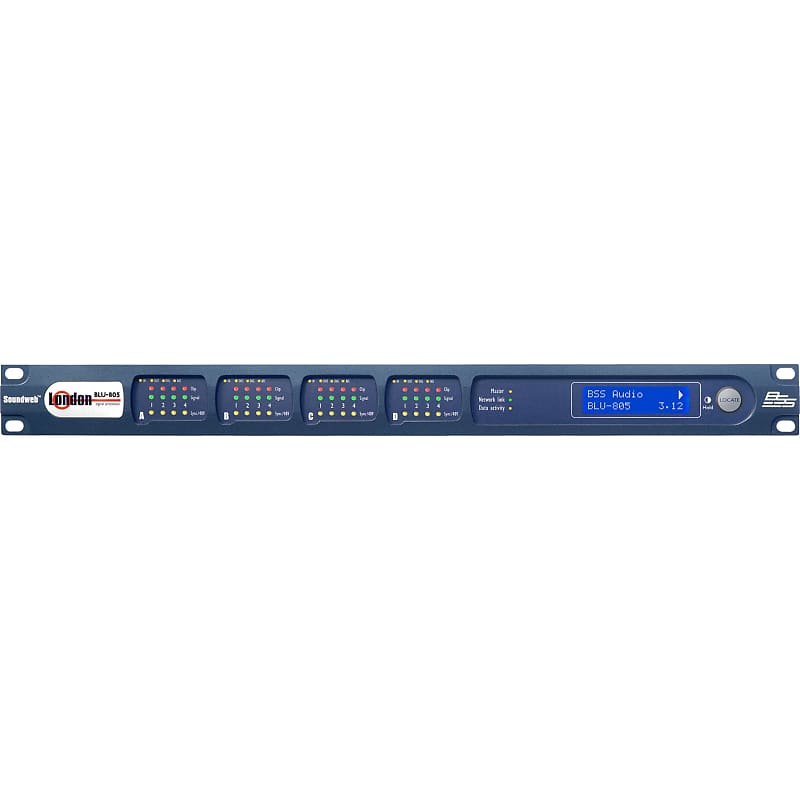BSS BLU-805 Signal Processor with BLU Link & Ethernet AVB | Reverb