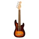 Fender Fullerton 4-String Precision Electric Bass Ukulele with Intuitive Volume and Tone Controls (Right-Handed, 3-Color Sunburst)