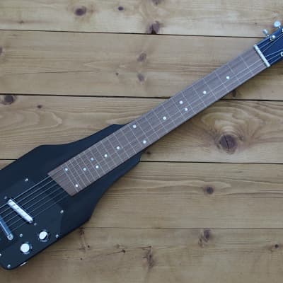 Woodsville Chicago 51 Lap Steel - Black, with Padded Gig Bag image 2