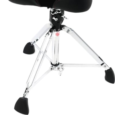Gibraltar 9608MB Moto Style Drum Throne with Backrest (5-pack) Bundle