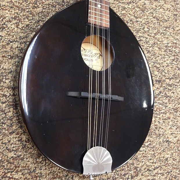 Flatiron Army Navy Pancake Mandolin Dark Walnut Finish Reverb