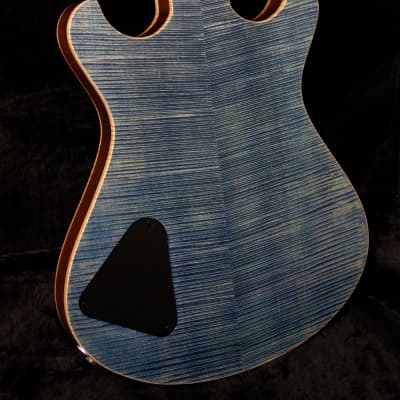 Knaggs Guitars Keya in Blue Marlin with T1 Top & Back w/ Pale Moon Ebony Fretboard image 13