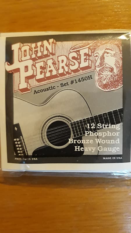 John Pearse 1450H Phosphor Bronze Acoustic 13 56 Gauge Reverb UK