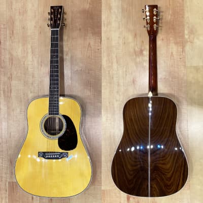 Martin Custom Shop D-style 14 Fret Acoustic Guitar with Wild Grain East Indian Rosewood set #19 2022 for sale