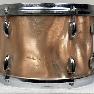 Gretsch 18/12/14" 1960's Round Badge Bop Drum Set - Sunset Satin Flame image 13
