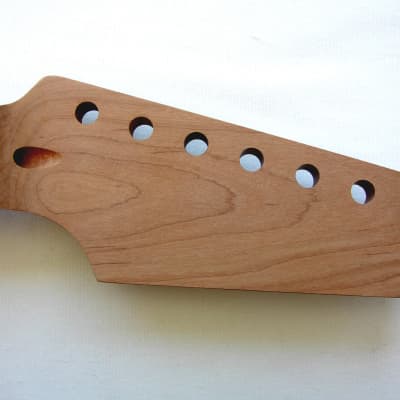 Roasted PADDLE-Head TELE Neck /Unfinished/ 22 Medium JUMBO/ TELECASTER / w/Warmoth Nut (fits Fender) image 5