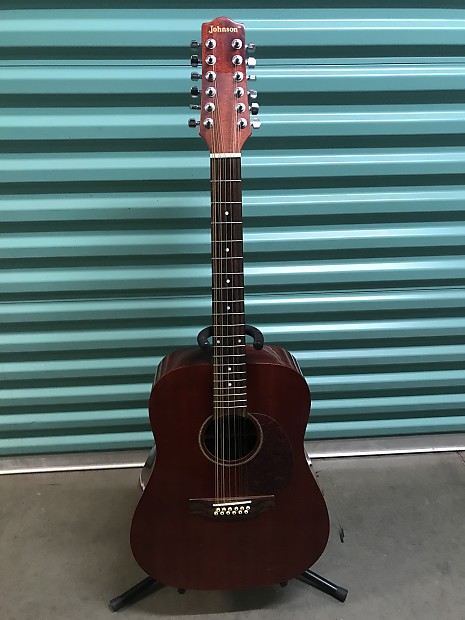 Johnson 12 String JGD 10125 2010 Acoustic Guitar Brown Mahogany