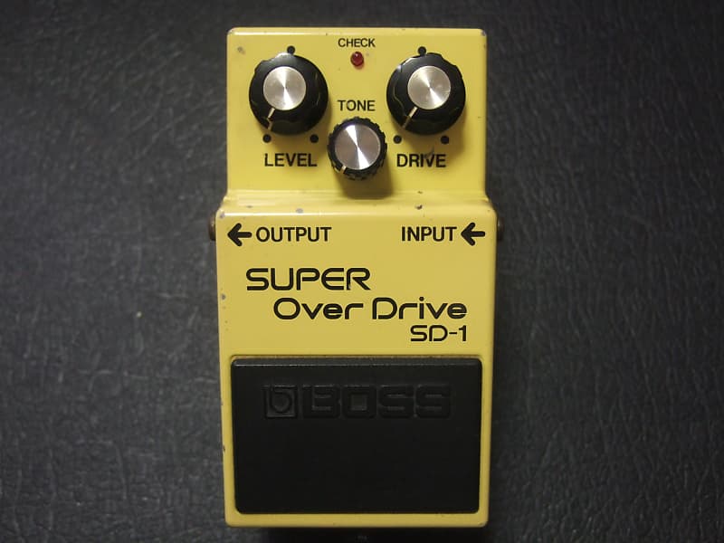 BOSS SD-1 1981年5月製　NEC4558C 1981 First Year NEC C4558C Boss SD-1 Super OverDrive Made in