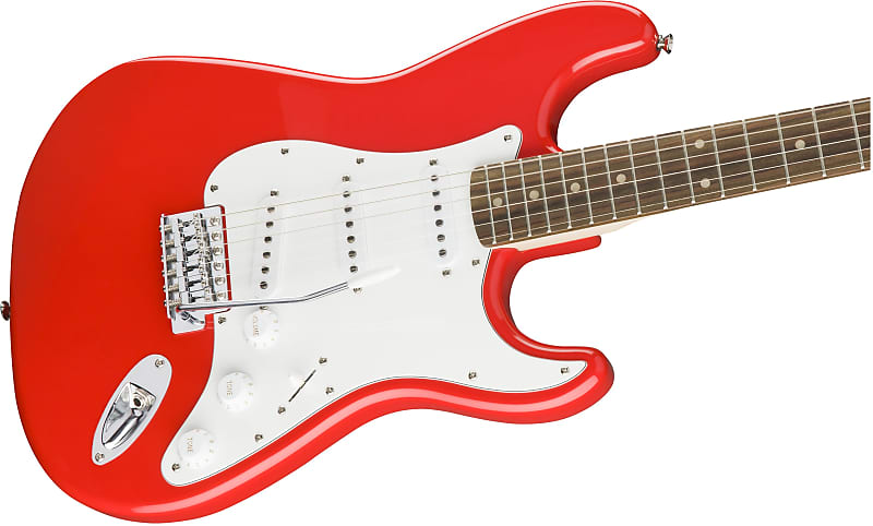 Squier 0370600570 Affinity Stratocaster Electric Guitar, Race Red image 1