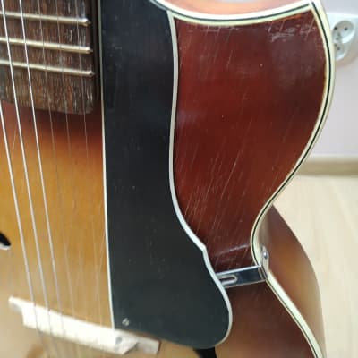 Fasan Mewes 1950s German Vintage Archtop guitar image 5