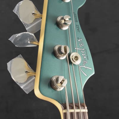 Mint Fender Adam Clayton Jazz Bass Sherwood Green Metallic Rosewood Fingerboard image 5