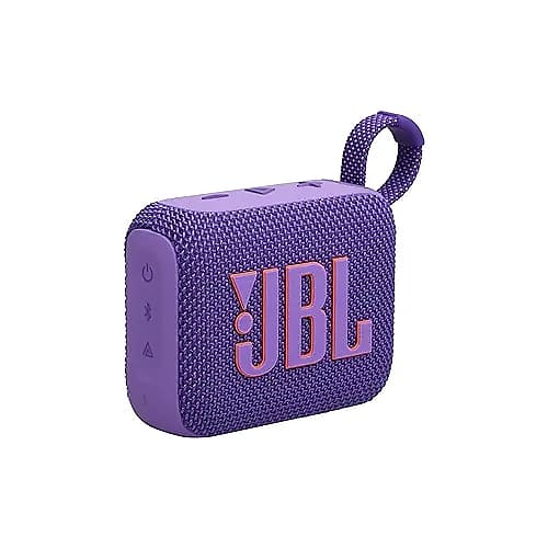 JBL Go 4 - Ultra-Portable, Waterproof and Dustproof Bluetooth Speaker, Big Pro Sound with Punchy bass, 7-Hour Built-in Battery, Made in Part with Recycled Materials (Purple) image 1