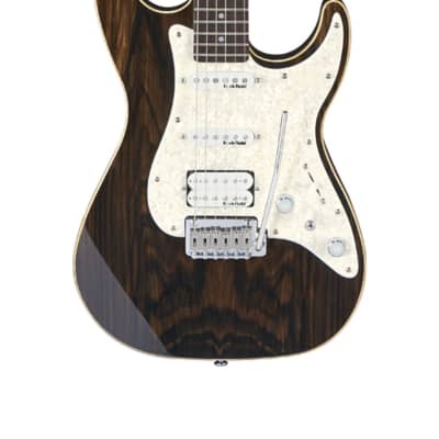 Michael Kelly Custom Collection '65 Electric Guitar, Pau Ferro Fingerboard, Striped Ebony image 2