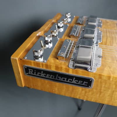 1957 Rickenbacker CW-758 Triple Neck LONG SCALE T8 Console Steel Guitar FIGURED MAPLE image 7