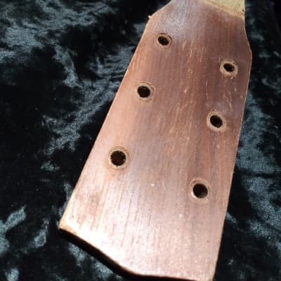 Harmony Parlor Guitar V Shape Neck. Early Number 029 image 11